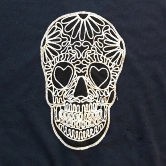 π LF Skull Destroyed Cardigan - Picture 3 of 3